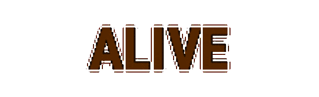 Animated Alive lettering by Silentsystem